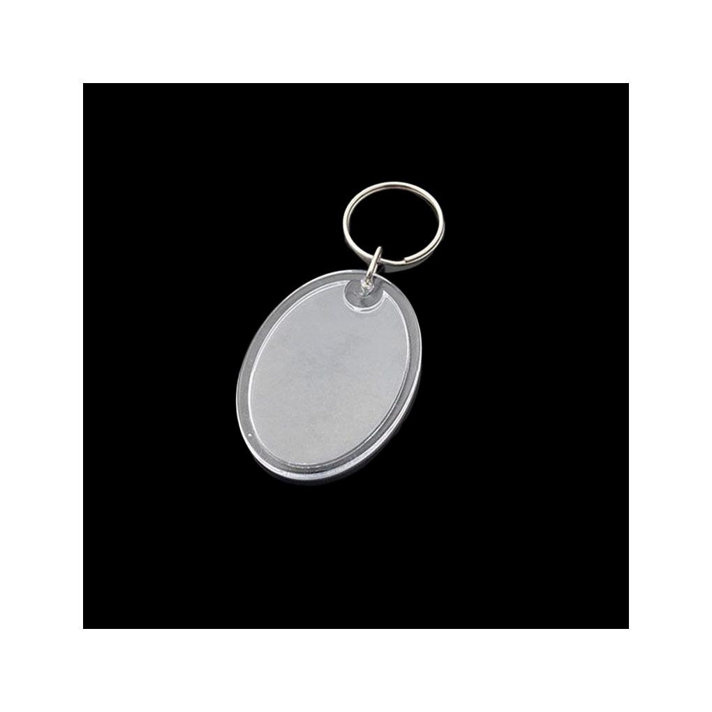 

10 шт. фоторамка брелок современный прозрачный персонализированный круглый/прямоугольный вставной брелок пластиковый кулон сумка DIY ремесла аксессуары type 1