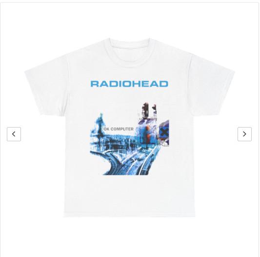 Radiohead Ok Computer T shirt 1997 New T-Shirt Unisex T-Shirt S
