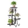 Multi-Tier Wrought Iron Plant Stand for Indoor & Outdoor Use