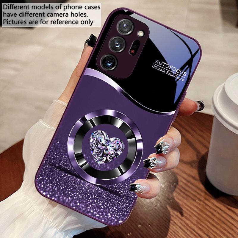 Lila Kreis Diamant Für Samsung M 02 12 Note 8 9 10 20 A 01 A02 A03 Core 04 A05 06 10 12 13 14 15 A16 Glas Ultra Handyhülle