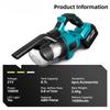 1000W Hochleistungs Akku-Elektrostaubsauger Tragbar Effizient Haushalt Industrie Bau Reinigungsgeräte