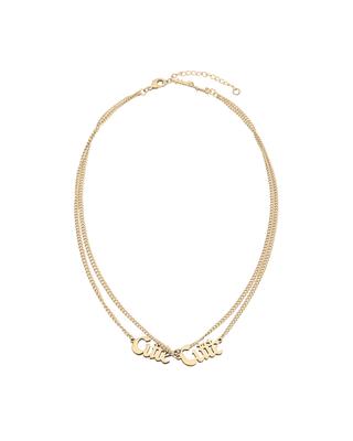 Everybirthday Cute++ Gold Gold Necklace