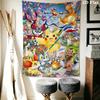 Eevee Evolution Tapestry Wall Tapestry Background Cloth Wallmounted Background Cloth Soft Atmospheric Background Cloth