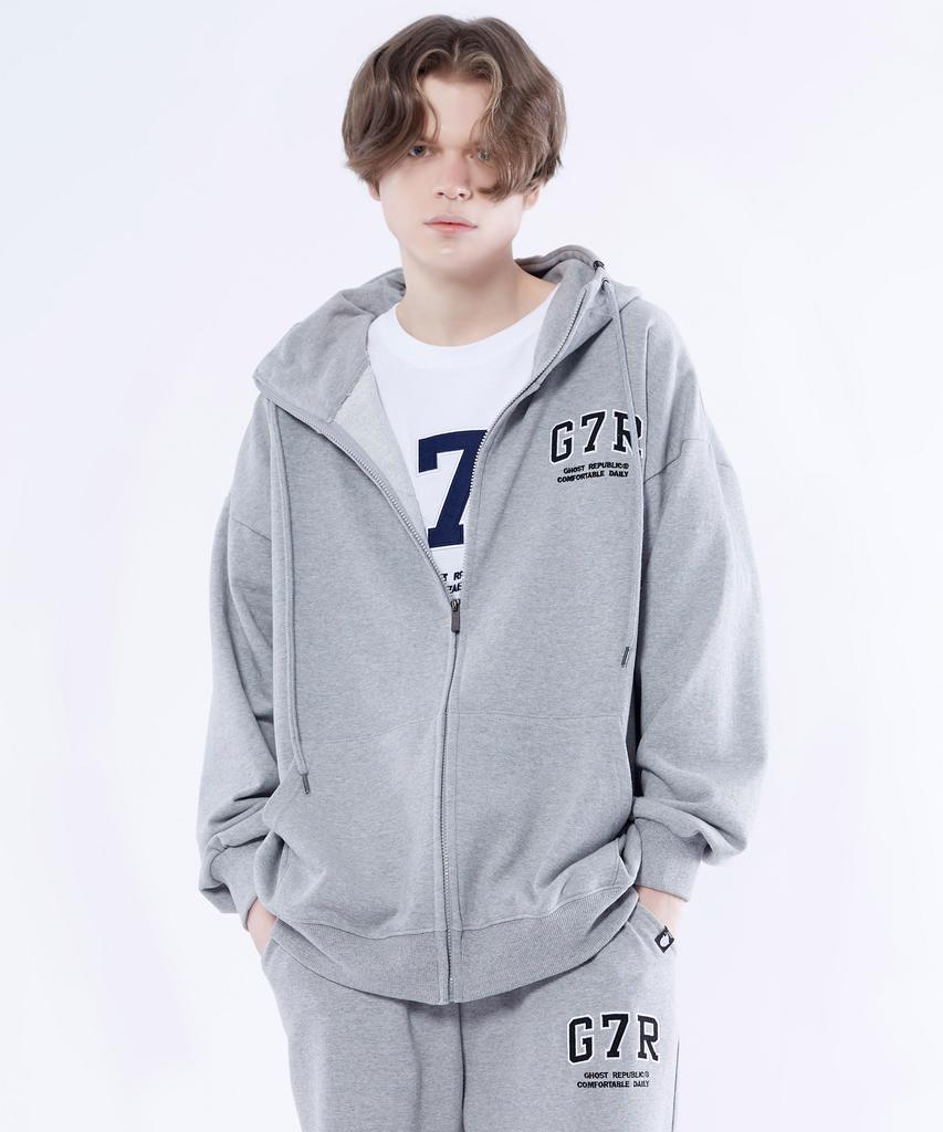 Ghost Republic G7R Arched Oversized Zip-Up Hoodie Ghz-271