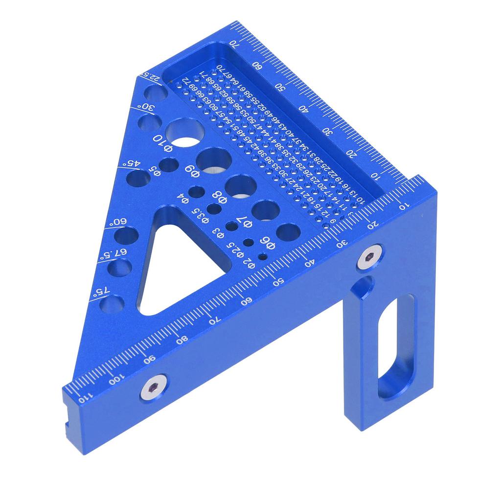 Holzbearbeitung Winkelmesser Aluminiumlegierung Gehrung Dreieckige Lineal Mehrwinkel Layout Messen