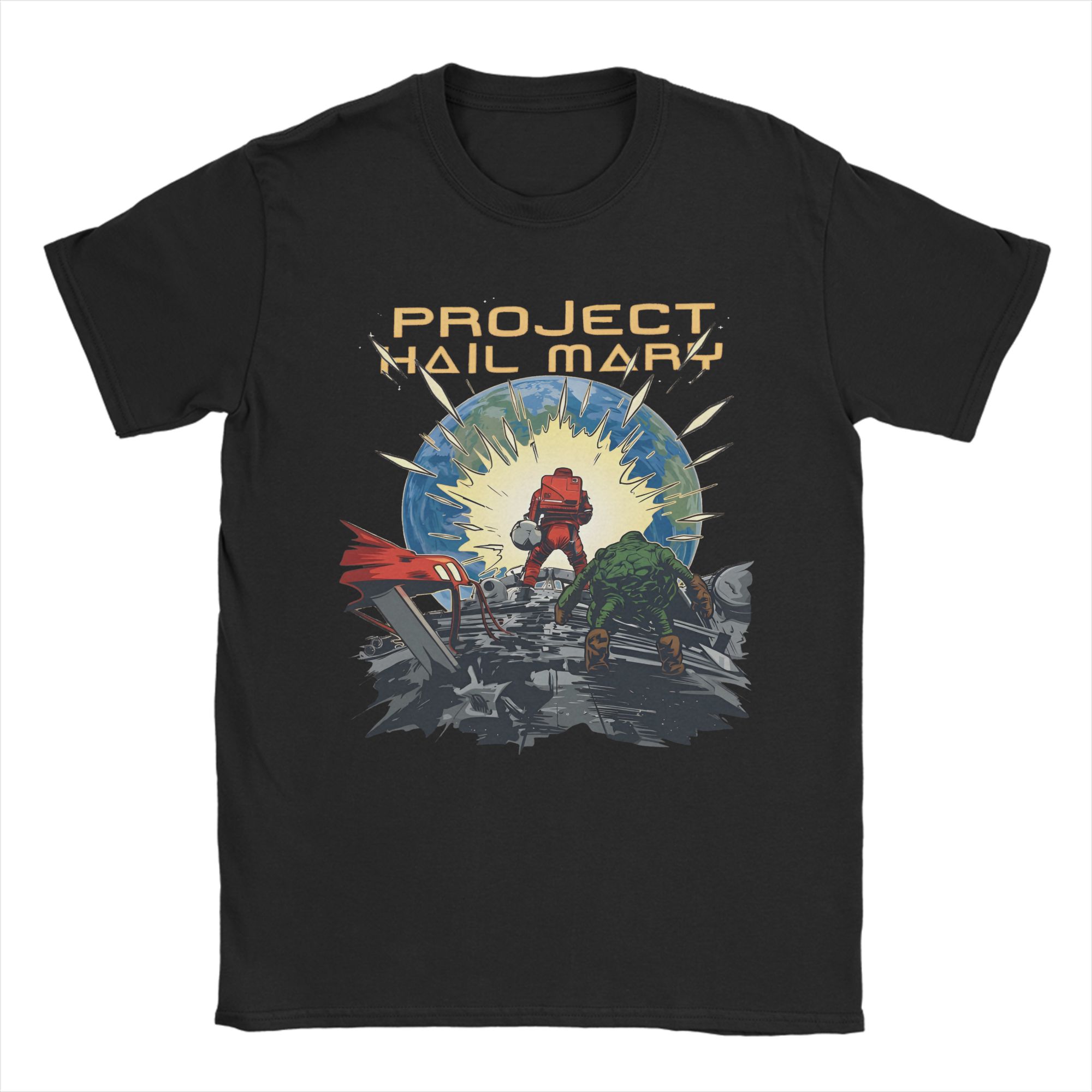 

Unisex Women Graphic Printed Rocky Amaze Project Hail Mary Rocky Inspired Sci Fi Tee T Shirt Cotton Tshirts Clothes 4XL