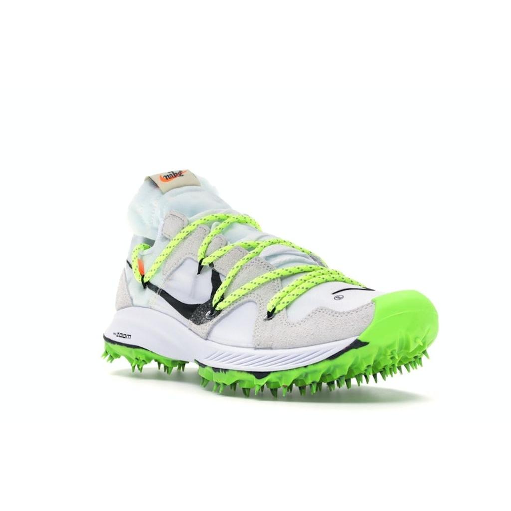 Nike Off-White x  Air Zoom Terra Kiger 5 Athlete in Progress - White Women Sneakers Metallic-Silver-Sail-Safety-Orange CD8179-100