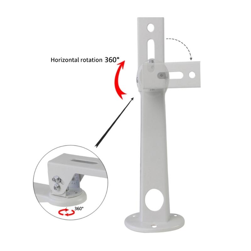 Adjustable Projector Wall Mount,360 Degree Rotation Small Projector Hanger, Heavy Load, 7.9Inch Length for Digital Camera