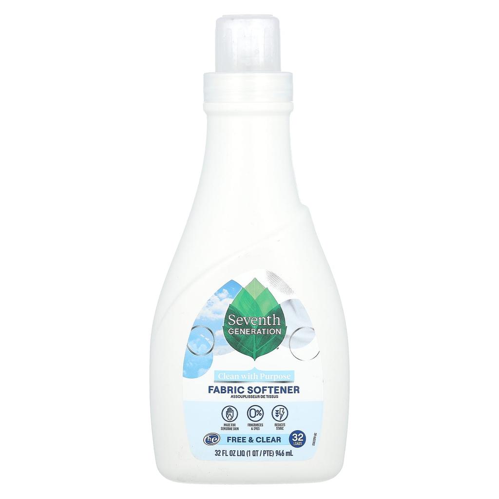 Fabric Softener, Free & Clear Scent, 946 Ml (32 Fl Oz)