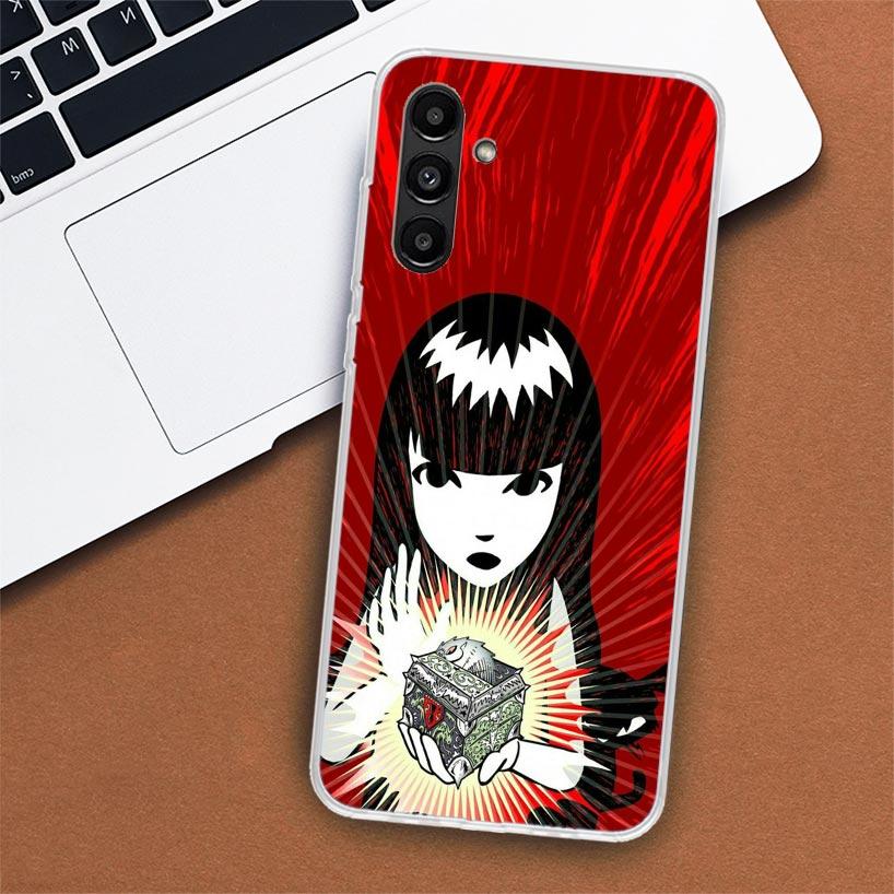 Comics Emily The Strange Phone Case For Samsung Galaxy A02S A12 A22 A32 A42 A52 A72 A51 A50S A71 A41 A31 A21S A70S A40 A30S A20E