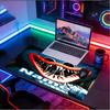 Custom Name Personalized Huggy Wuggy Pattern Mousepad, Laptop PC Desk Mat, Decorative Desk Mat for Home Keyboard Pad Gift