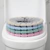 Bathroom Toilet Seat Closestool Washable Soft Warmer Mat Cover Pad Cushion