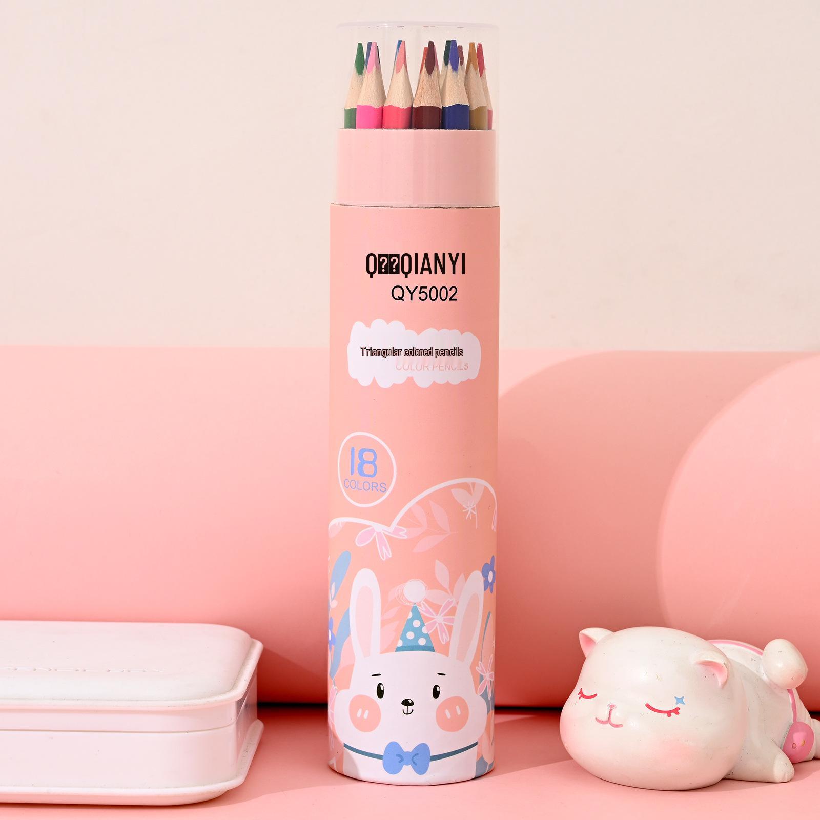 

Цветные карандаши Qianyi: 180 масляных и 72 водорастворимых цветных карандаша для начинающих и детей 3B