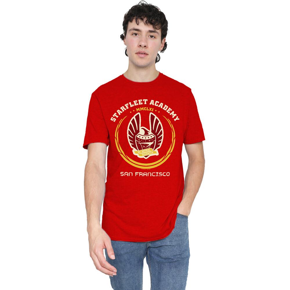 Star Trek Academy Heraldry T-Shirt S-3XL Red XXXXL
