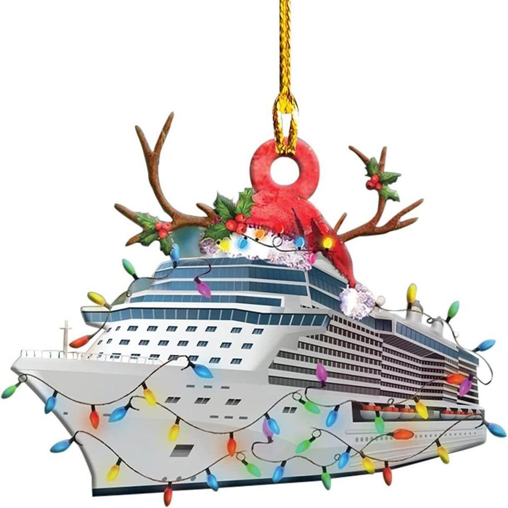 Weihnachtsbaum-Hängebuch-Acryl-Dekoration