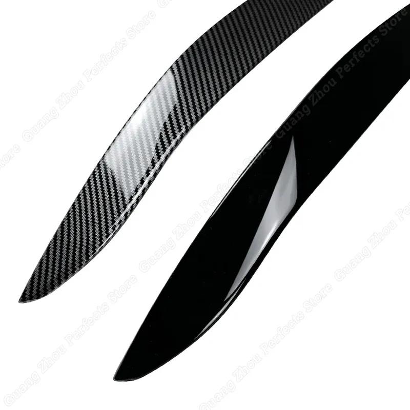Autocollant Sourcil Paupière de Phare de Voiture pour BMW X5 E70 30d 48i 30i 35d 40d 30d 50i 35i M50d 2006-2013 Cache Lampe Garniture Kits Carrosserie
