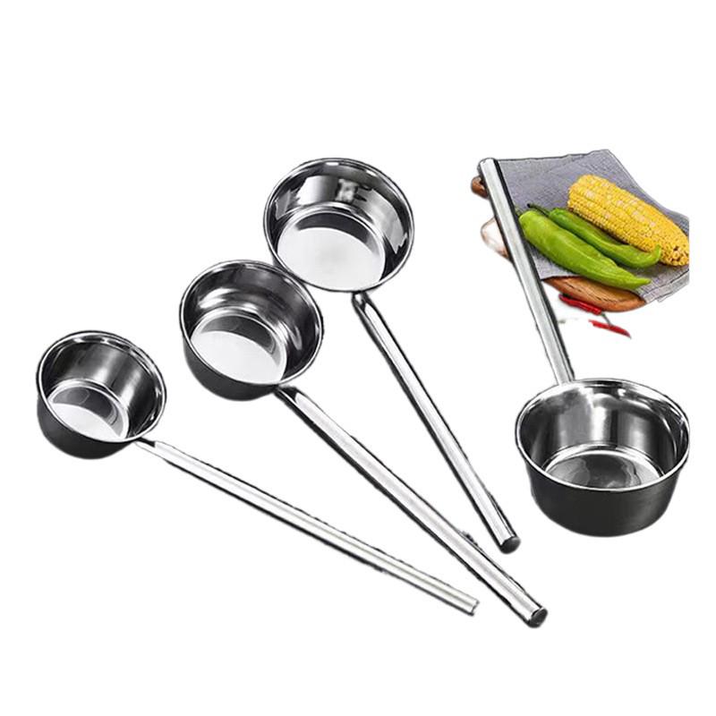 Extra Thick Stainless Steel Kitchen Ladle with Extended Handle