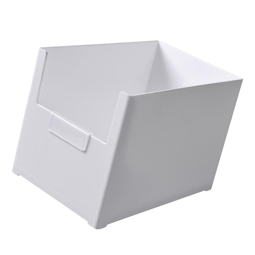 Organizator din plastic, cu fața deschisă, sertar de gunoi, design multifuncțional, stivuibile, pentru bucătărie