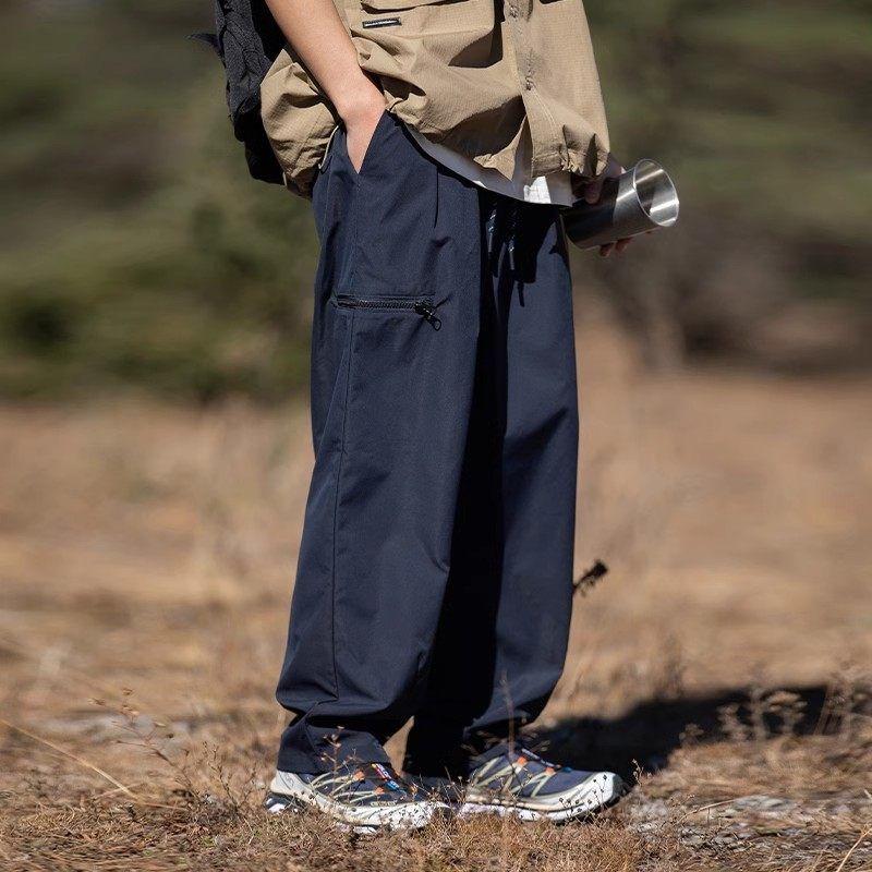 Boy Mountain Pants Quick-Drying Navy Blue Outdoor Casual