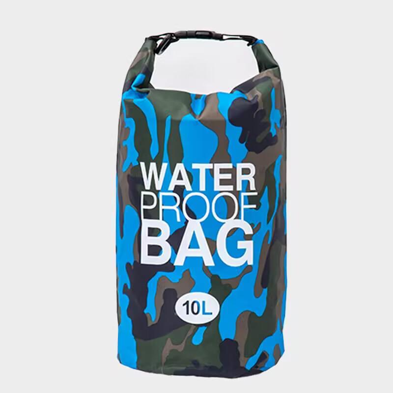 Outdoor Camouflage Waterproof Cycling Bag - Multifunctional Barrel Design with Single and Double Shoulder Straps