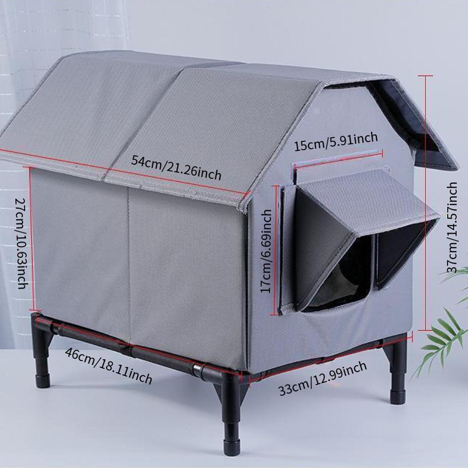 

Outdoor Cat House Winter Warm Homeless Cat Tent Dog House Waterproof Kitten Kennel for Small Cat Puppy Pet Supplies