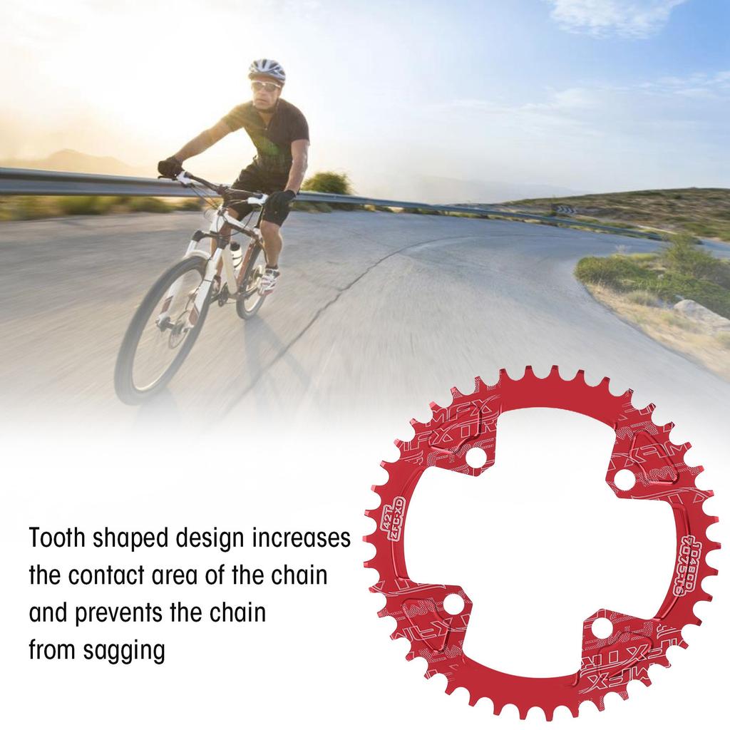 FMFXTR 104BCD Crankset Chainring Aluminum Alloy and Negative 42T Chainring
