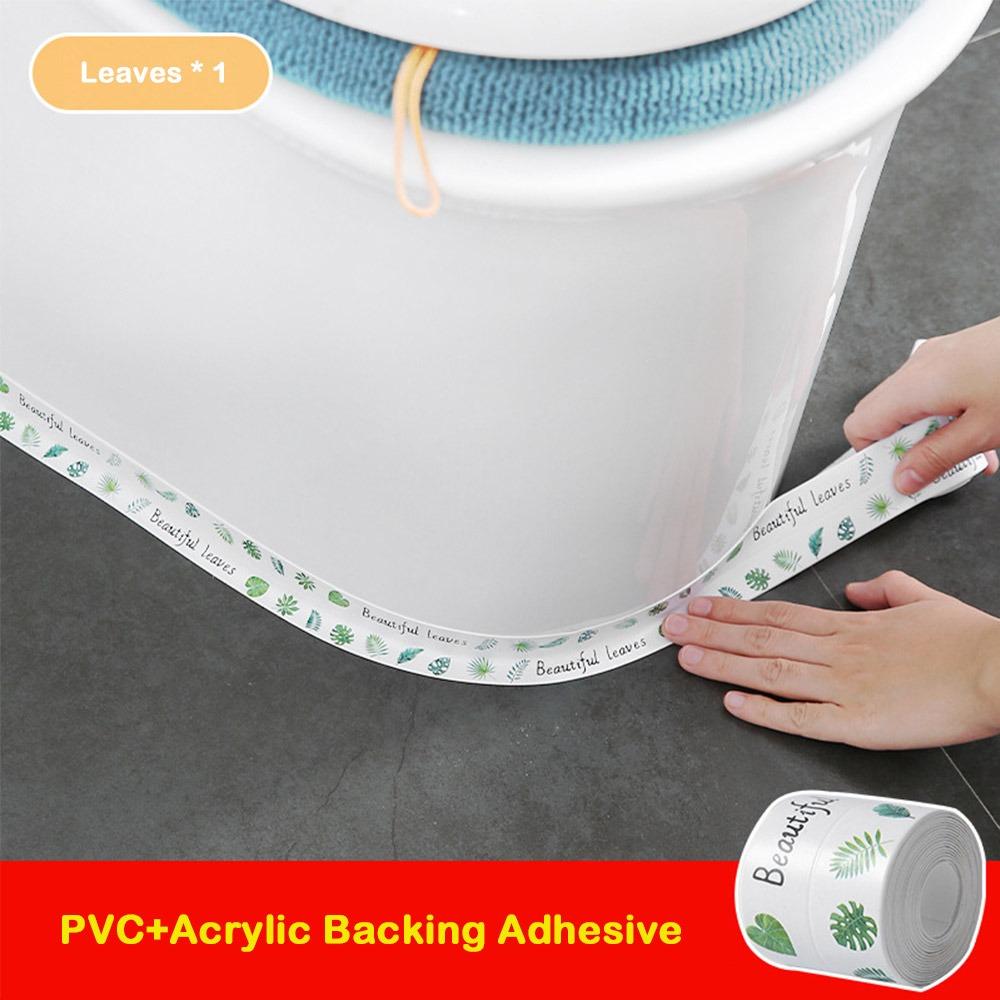 Durable Waterproof Caulk Tape Self Adhesive PVC Sealant Strip Oil-resistant Printing Sink Sealing Tape for Countertop Bathroom