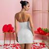 C7179 European & American Fashion Sexy Halter Rhinestone Bodycon Pencil Dress for Women