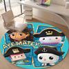 1pc Gaby's Bubble House3 Design Printed Area Round Carpet for Bedroom Living Room Home Decor Rugs Mat Non Slip Mat Rug for Bedside
