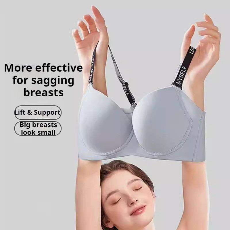 Ultracienki biustonosz pełnokielichkowy dla mniejszych biustów Push-up i kontrola boczna