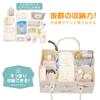 Diaper Storage Multifunctional Diaper Storage Foldable Baby Storage Box with Large Baby and Childcare Includes a Direct Pocket for Wipes and Belt Belt