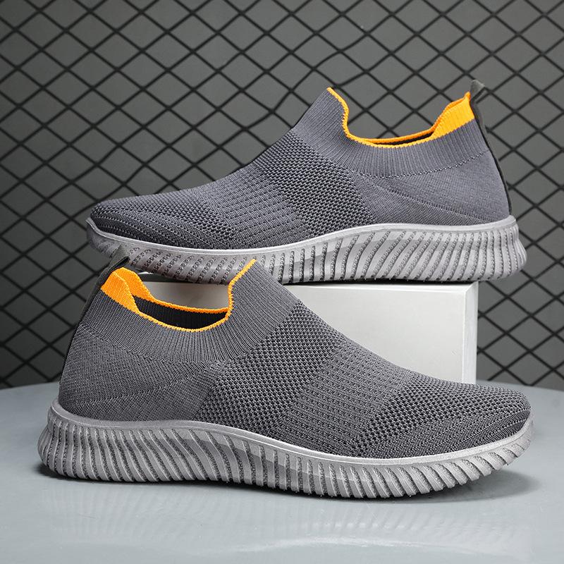 Men's Sneakers Outdoor Fashion Casual Walking Shoes Lightweight Breathable Slip On Wear-resistant Mens Loafers Zapatillas Hombre