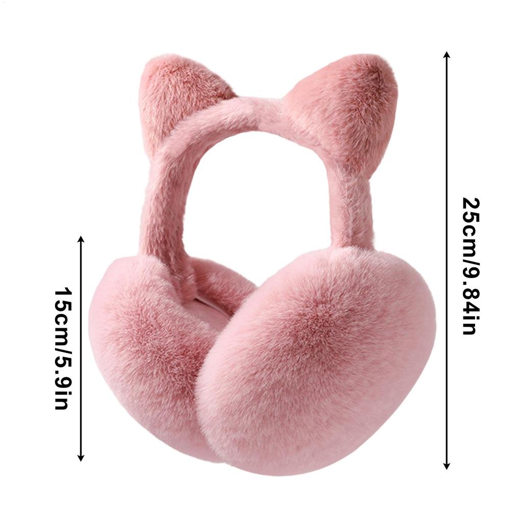 Ear Muffs For Winter Women Cute Warm Windproof Cover Folding Girls Warm Winter Ear Covers For Kids Girls Cold Weather Outdoor