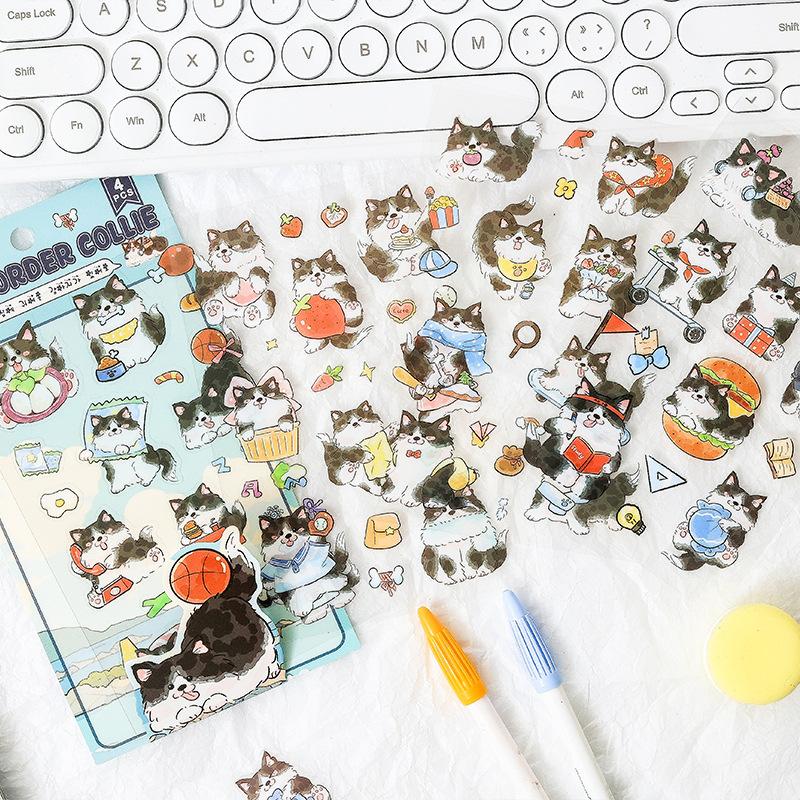 New Products Have Cute Dogs Cute Cartoon Creative Stickers Children's Hand Account Materials Diy Stickers