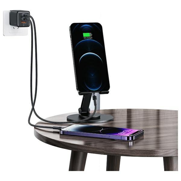 USAMS USB-C To Lightning Cable 30W 1.2M Aluminum Alloy Data Cable Sy Series Sj729Usb01 (Us-Sj729)