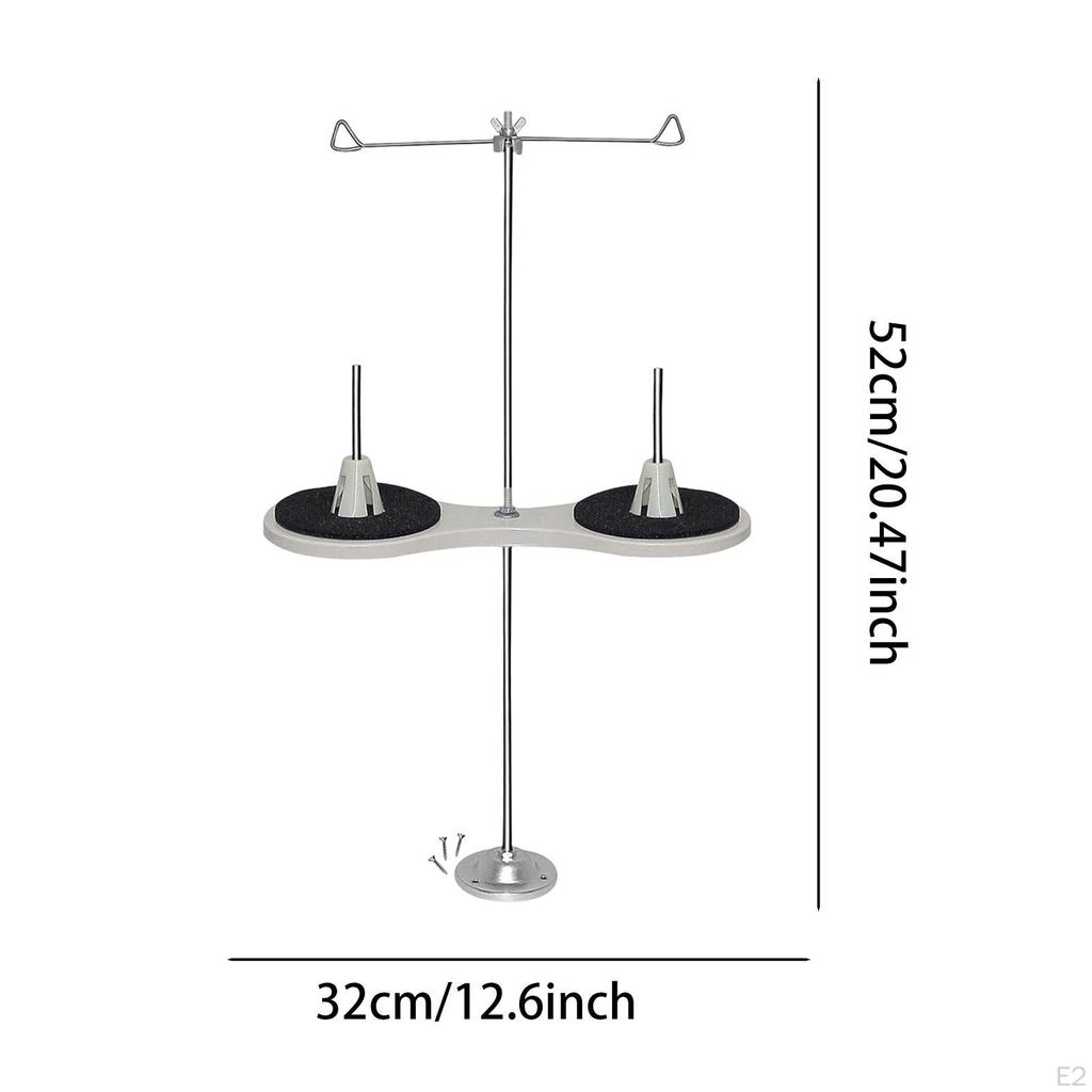 Thread Stand Accessories Organizer Sturdy Practical Supplies Multipurpose Professional Stable Simple