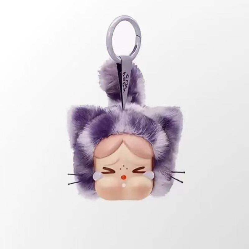 1 Piece Action Figure Keychain Crybaby Wild But Cutie Series Vinyl Plush Pendant Bag Decoration Figurines Dolls Model Gift