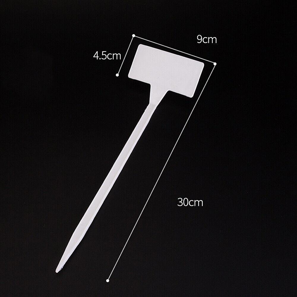 

10Pcs Plastic Plant Labels Insert Bow Garden Tag Nursery Flower Soil Marker Tool