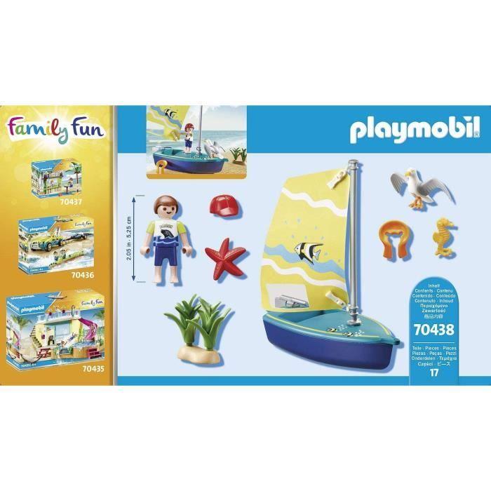 Playmobil - 70438 - enfant avec voilier - mixte - family fun - plastique