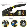 Rj45 Network Crimper - 3-In-1 Crimp/Cut/Strip Lan Cat8/7/6A/6/5E (Stp/Utp) & Rj11/12 Tel Modular Cable