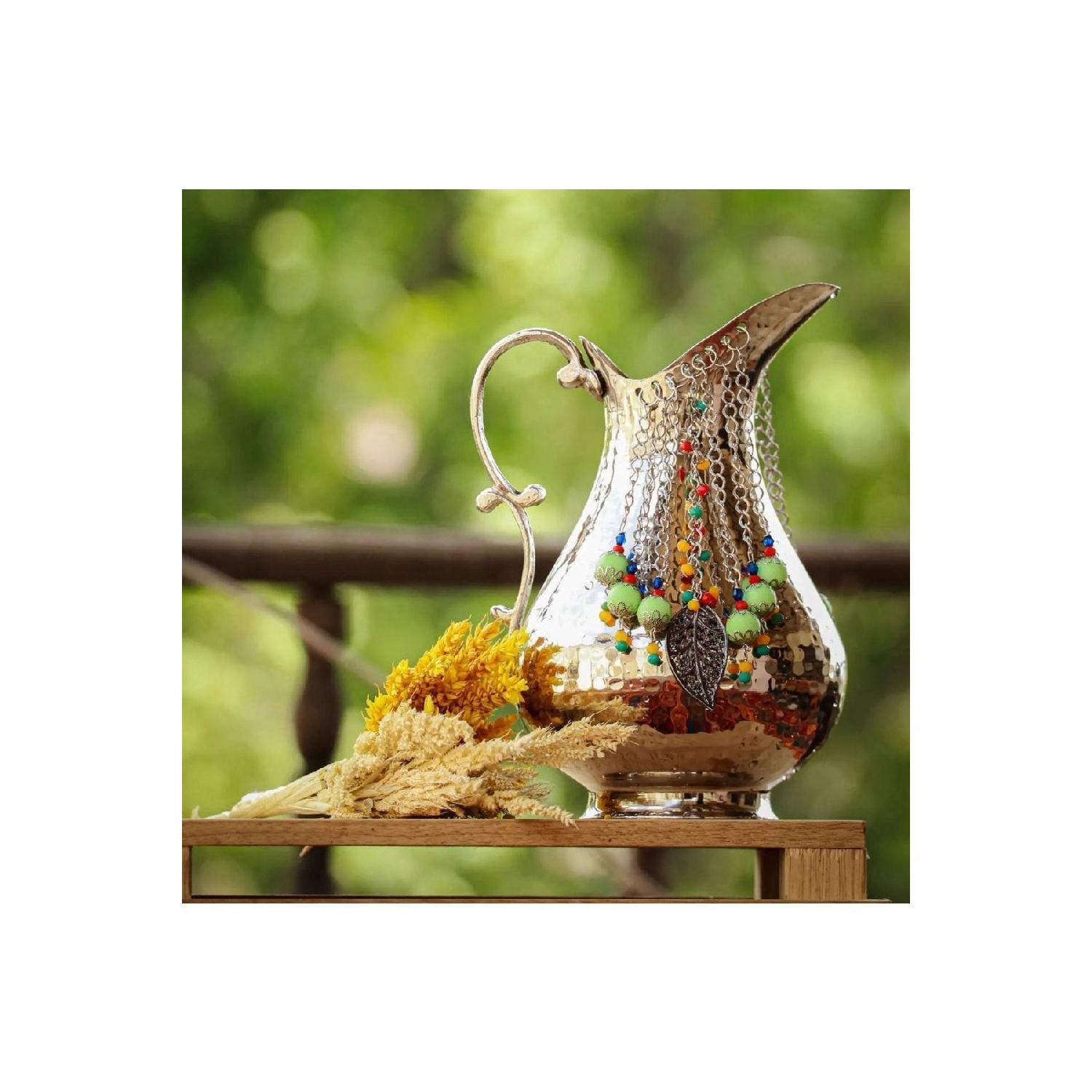 

Beaded Silver Plated Jug чорний