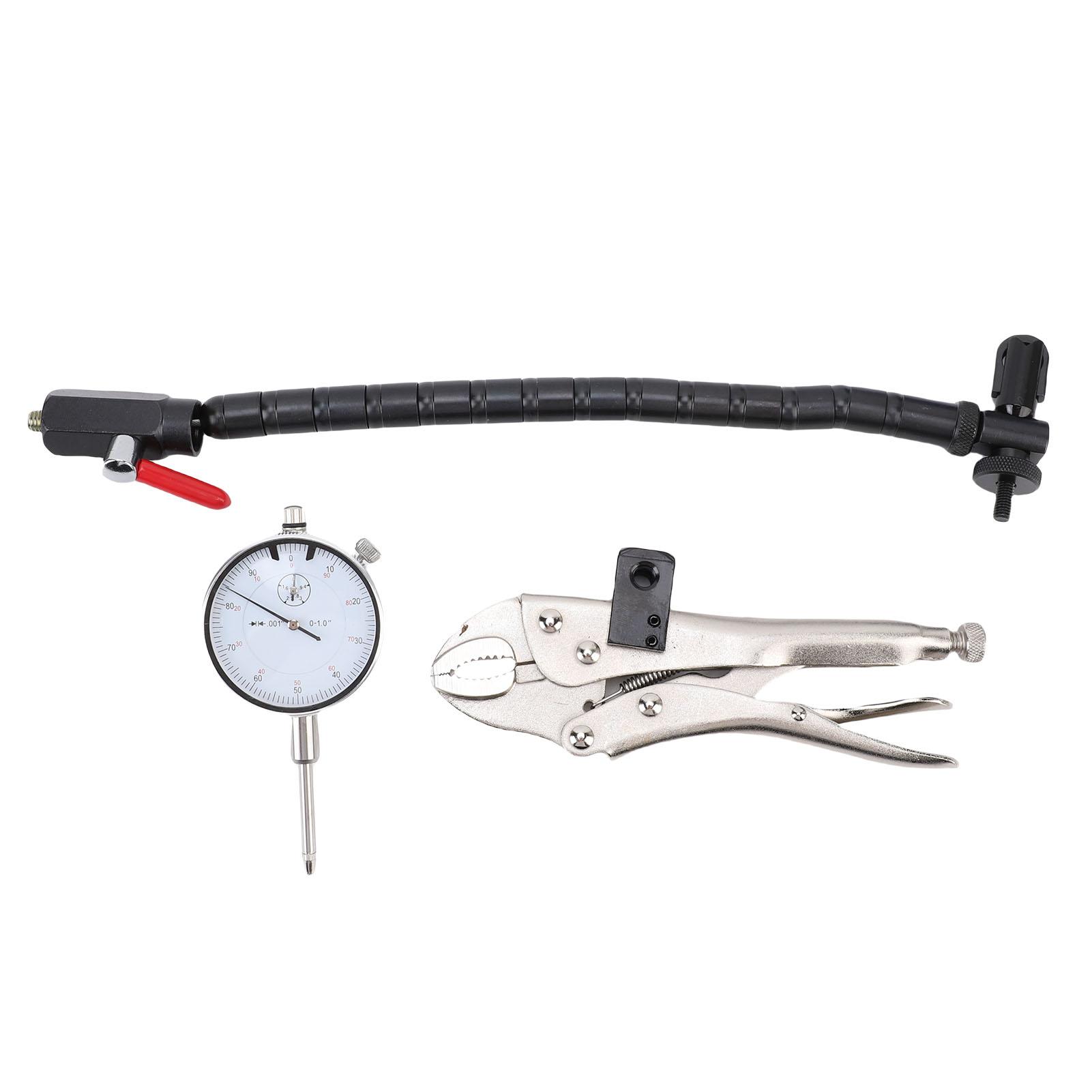 

Brake Rotor and Ball Joint Runout Gauge Set 0 1in By 0.001in Indicator Automobile Brake Disc Flatness Runout Backlash