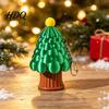 3D Printed Retractable Longsword Christmas Tree Toy Xmas Stress Relief Festive Keychain Keychain Holiday Mini Fidget Toy for Backpack Charm