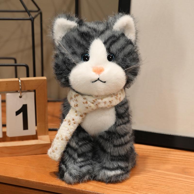 Simulations tiere Flauschige Katze Tiger Leopard Lebensecht Niedlich Zuhause Dcero Hohe Qualität Weich Geburtstagsgeschenke