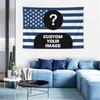 1pc Personalized Photo Customized American Flag Tapestry, Room Decoration Banner Tapestry Customized for Family, Pets, Idols