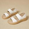 Summer Sandals For Women Spring New Flat Roman Shoes Beach Sandals Soft Sole Large Size Flower Sandals For Women Platform