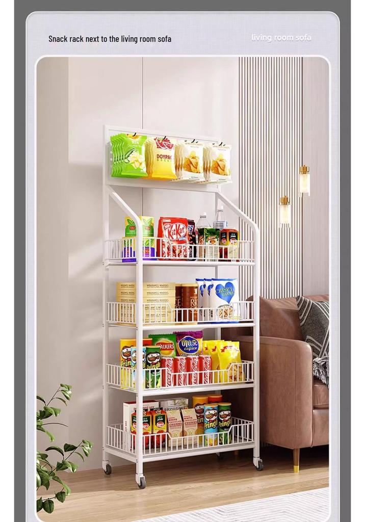 Convenience Store Snack & Toy Display Rack - Multi-Layer Storage for Checkout Counters