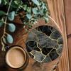 4 Ceramic Tile Pattern Printed Coasters Suitable for Daily Family Party Decoration Office Anti-wooden Coasters Holiday Gifts