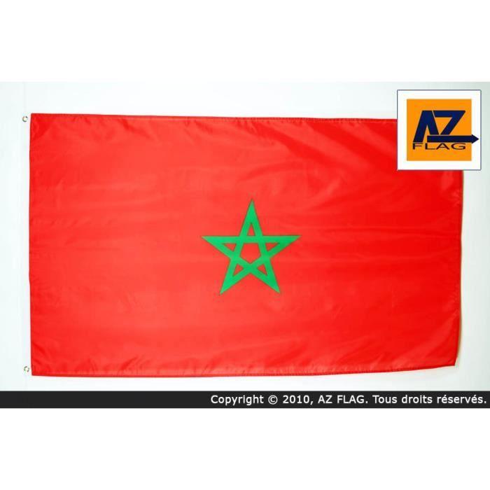Flag - Az Flag - Morocco - 150x90cm - Polyester - Red and Green