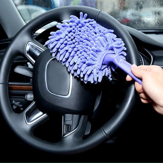Yousheng Cleaning Duster Flexible Foldable Handle Chenille Duster Wear-resistant Soft Cleaning Brush for Home Car